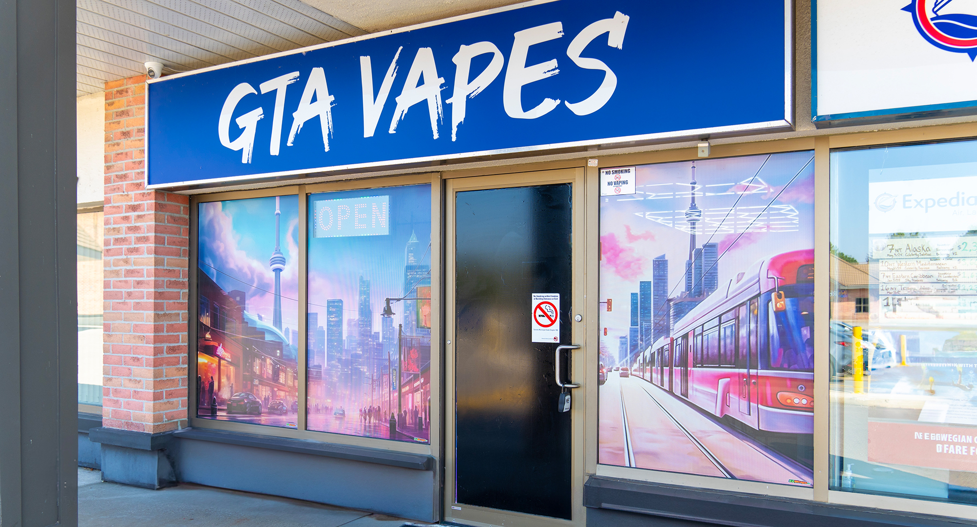 GTA Vapes Port Credit storefront in Port Credit