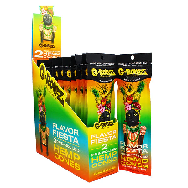 G-Rollz 2x ‘Flavor Fiesta’ Pre-Rolled Hemp Cones